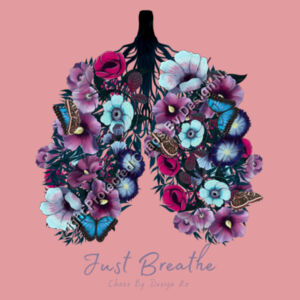 Just Breathe Spring Bouquet - Kids Youth Tee Design